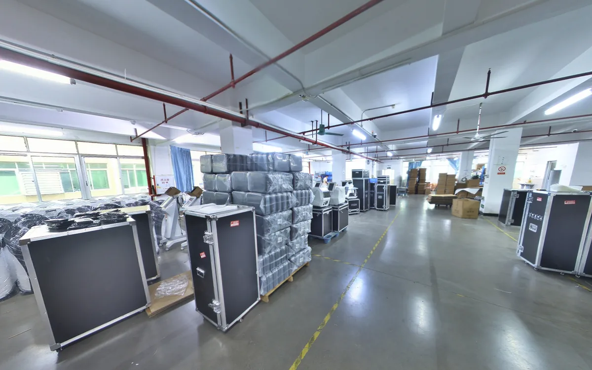 Packed units staged for dispatch at the VORLINA facility
