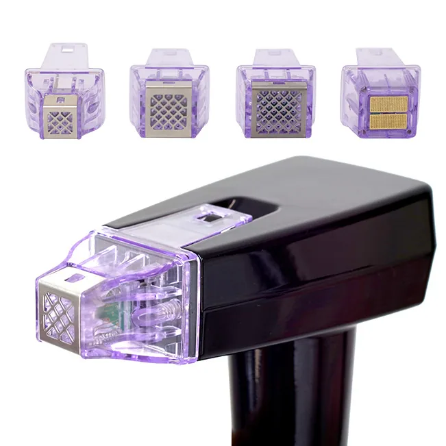 Vertical Gold RF Microneedling Device (Dual-handle) — view 3