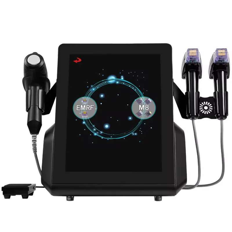 Desktop Gold RF Microneedling Device (Triple-handle) — view 3
